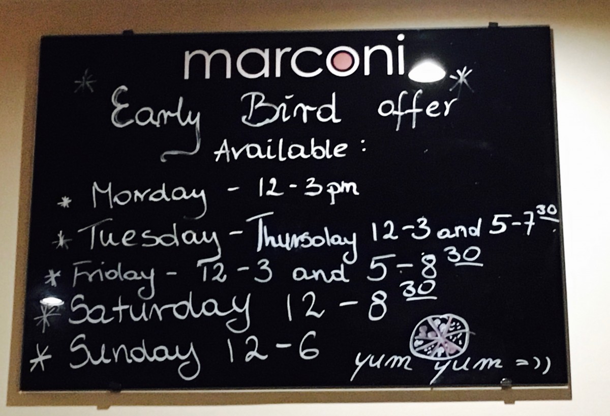 Harrogate Mama, Harrogate Mum, Caffe Marcon, Opening Times