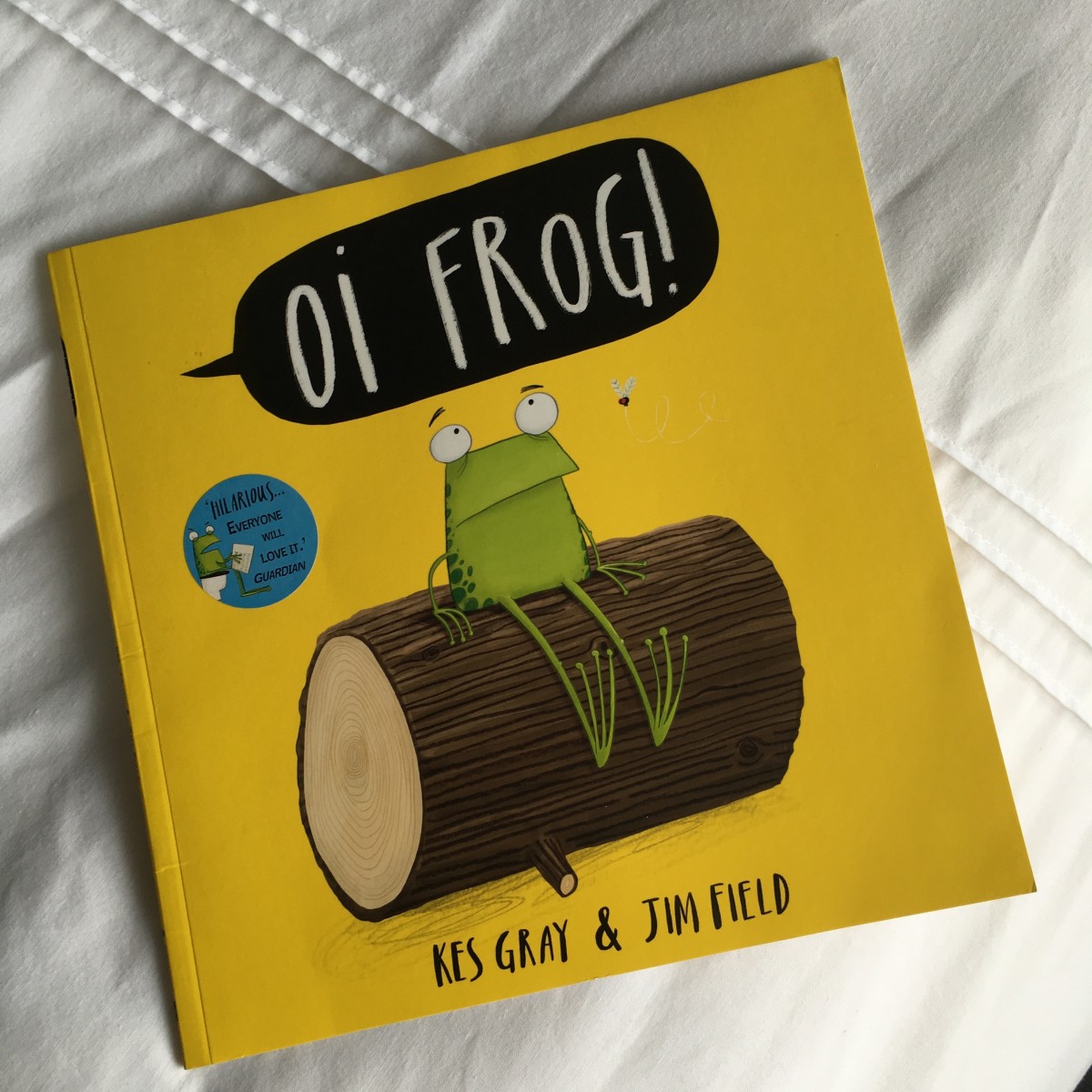 Great books for three year olds by Harrogate Mama, Oi Frog