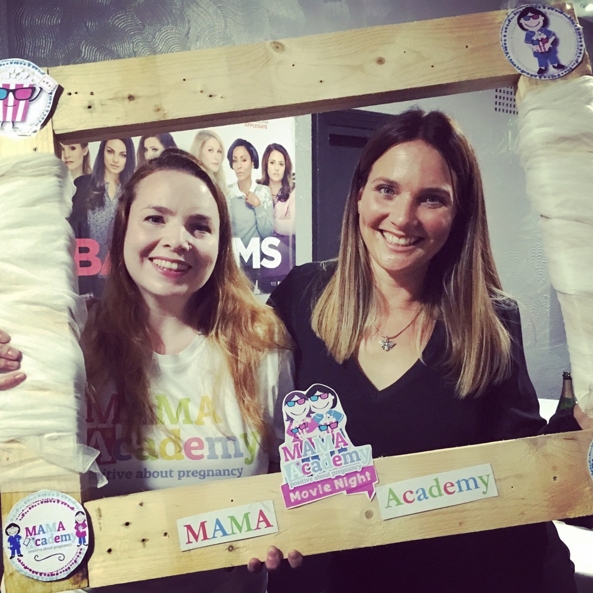 Harrogate Mama Blogger Lucy Playford (R) with Kate Mortimer from MAMA Academy charity raising money through the Harrogate 