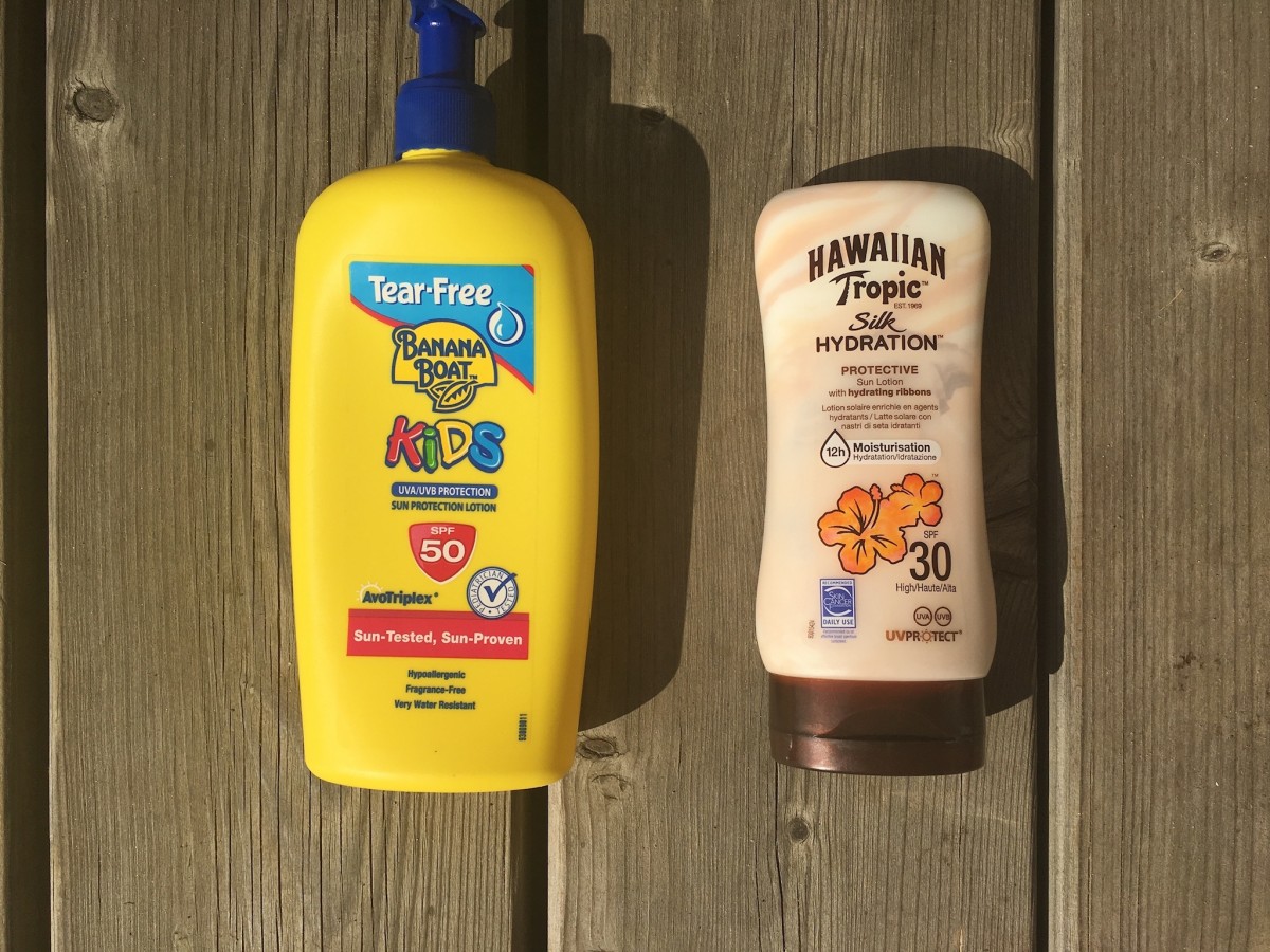 Top Two Family suncreams