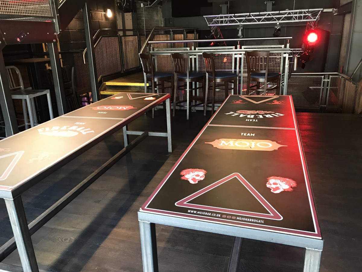 Beer Pong Table at MOJO Harrogate