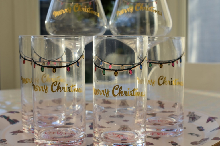 cath kidston christmas wine glasses